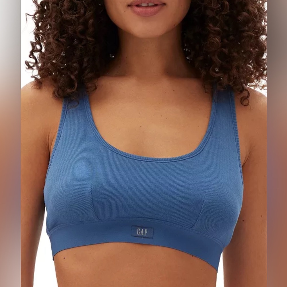 GAP Racerback Bra bralette True Navy Small $34 - NWT